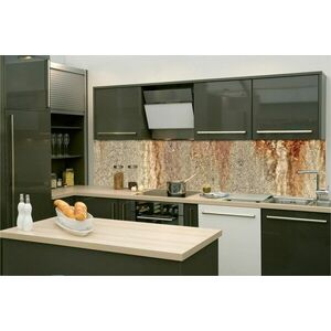 Öntapadó konyha fotótapéta rozsdás fal imitáció kép