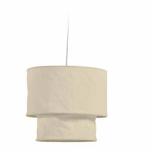 Bézs textil lámpabúra ø 40 cm Mariela – Kave Home kép