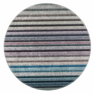 Kék-szürke mosható kerek szőnyeg ø 80 cm – Vitaus kép