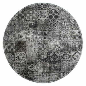 Szürke mosható kerek szőnyeg ø 100 cm – Vitaus kép