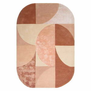 Rózsaszín gyapjú szőnyeg 160x230 cm Earth – Asiatic Carpets kép