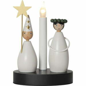 Fekete-fehér fénydekoráció karácsonyi mintával Christmas Joy – Star Trading kép