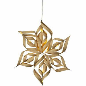 Aranyszínű fénydekoráció karácsonyi mintával Bella – Star Trading kép
