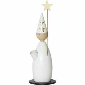 Fehér fénydekoráció karácsonyi mintával ø 12 cm Lucia Classic – Star Trading kép