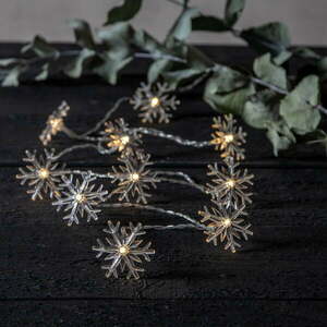 Fényfüzér karácsonyi mintával, izzók száma 10 db, hosszúság 135 cm Izy Snowflakes – Star Trading kép