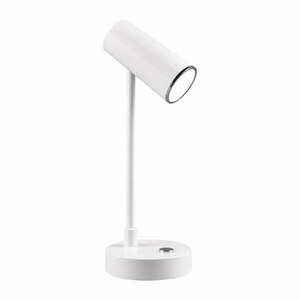 Fehér LED szabályozható asztali lámpa (magasság 28 cm) Lenny – Trio kép