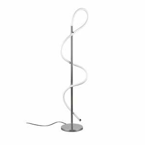Fényes ezüstszínű LED állólámpa (magasság 135 cm) Argos – Trio kép
