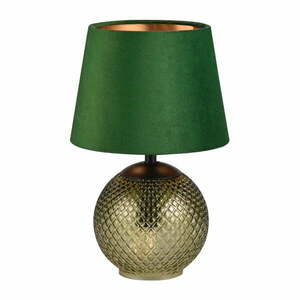 Zöld-bronzszínű asztali lámpa (magasság 29 cm) Jonna – Trio kép