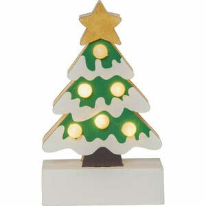 Fehér-zöld fénydekoráció karácsonyi mintával Freddy – Star Trading kép