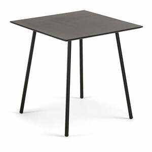 Ulrich fekete asztal, 75 x 75 cm - Kave Home kép