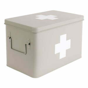 Medicine bézs fém gyógyszeres doboz, szélesség 31, 5 cm - PT LIVING kép