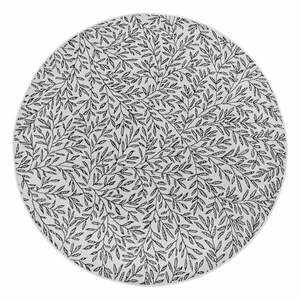 Fekete-fehér kerek szőnyeg ø 160 cm Twig – Hanse Home kép