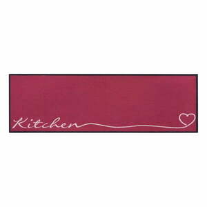 Kitchen piros futószőnyeg, 50 x 150 cm - Zala Living kép