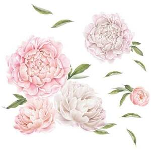 Virág falmatrica - Rózsaszín bazsarózsa kép