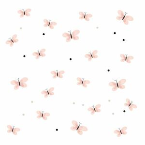 Falmatrica lányoknak - Rózsaszín pillangók kép