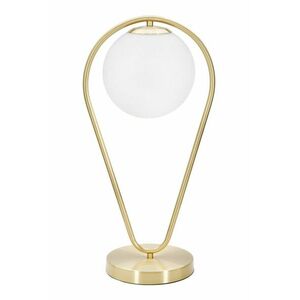 Asztali lámpa 50 cm, arany, fehér - PELOTE - Butopêa kép