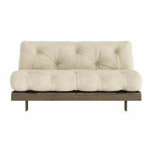 Bézses krémszínű kinyitható kanapé 160 cm Roots – Karup Design kép