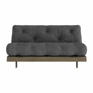Fekete kinyitható kanapé 160 cm Roots – Karup Design kép
