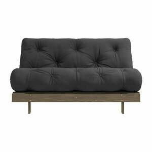 Fekete kinyitható kanapé 140 cm Roots – Karup Design kép