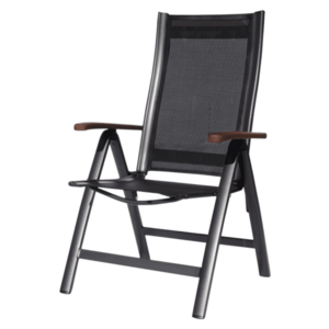 SUN GARDEN Kerti szék állítható ASS COMFORT antracit/fekete kép