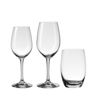 Háztartási pohár kezdő készlet 12 db - BASIC Glas Lunasol üveg kép