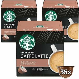 STARBUCKS® Caffe Latte by NESCAFE® DOLCE GUSTO® - 3x12 db csomag kép