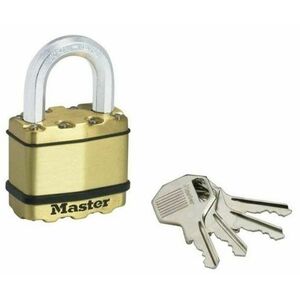 Master Lock Mosazný visací zámek M5BEURD Master Lock Excell 50mm kép