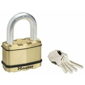 Master Lock Mosazný visací zámek M15BEURDLF Master Lock Excell 64mm kép