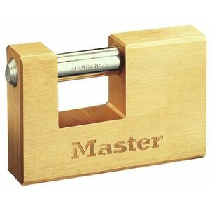 Master Lock Obdélníkový visací zámek Master Lock 608EURD pro všeobecnou ochranu 85mm kép