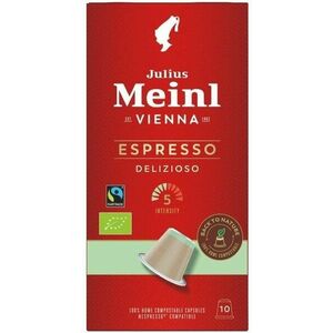 Julius Meinl Espresso Bio & Fairtrade Komposztálható (10x 5, 6 g/box) kép