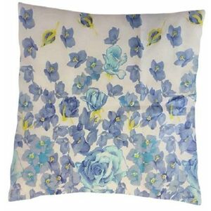 Chanar Povlak na polštářek Květy světle modré 40×40 cm kép