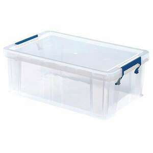 FELLOWES Műanyag tároló doboz, átlátszó, 10 liter, FELLOWES, "Pro... kép