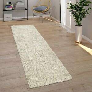 Hochflor-szőnyeg nappali puha bézs, modell 20495, 70x140cm kép