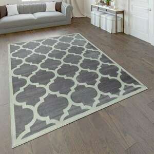 Marokkói mintás szőnyeg szürke, modell 20608, 60x100cm kép