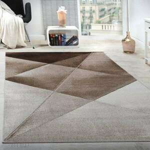 Geometriai háromszögek barna szőnyeg, modell 20673, 60x100cm kép