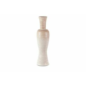Edna kerámia magas váza Krémszín 19x19x71 cm kép