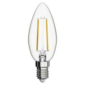 LED izzó Filament gyertya / E14 / 1, 8 W (25 W) / 250 lm / meleg fehér kép