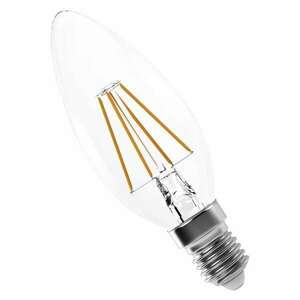 LED izzó Filament gyertya / E14 / 3, 4 W (40 W) / 470 lm / termész... kép