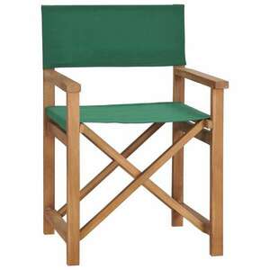 2 db zöld tömör tíkfa rendezői szék kép