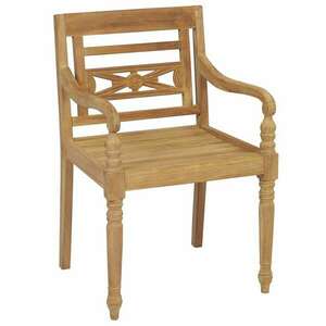 4 db tömör tíkfa batavia szék kép