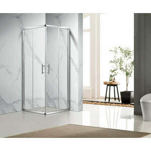 Homedepo Elio 90x90 szögletes két tolóajtós zuhanykabin 6 mm vast... kép