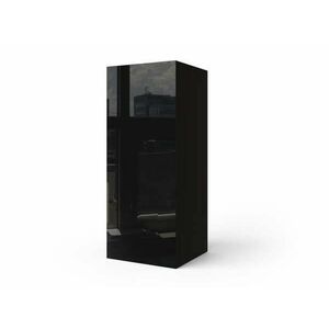 Salas 11 Magasfényű 4 modul Nappali fali bútorszett Fekete kép