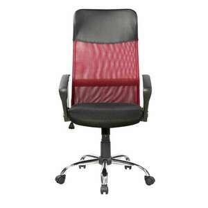 Ergonomikus irodai szék Bedora Lotte, Mesh, fekete / piros kép