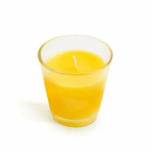 Citronella illatgyertya pohár - 6, 5 x 6, 5 cm kép