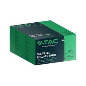 V-TAC napelemes LED állólámpa, 80cm, meleg fehér - SKU 23011 kép