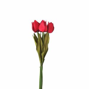 Tulipán csokor- vörös kép