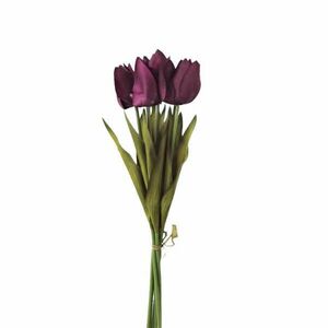 Tulipán csokor- bíbor kép