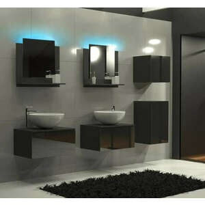 Venezia Alius A37 dupla fürdőszobabútor szett + mosdókagyló + szi... kép