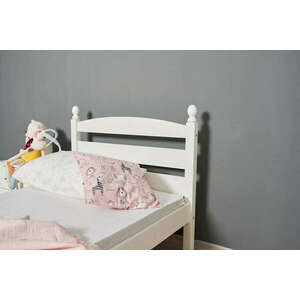 Bianca 2 személyes fenyő ágy matraccal , 140x200 cm - Fehér kép