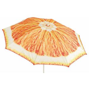 Gyümölcs mintás napernyő narancs (160cm) kép
